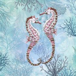 Marine Love Seahorses | Obraz na stenu