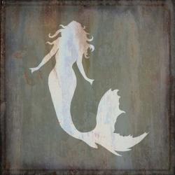 Rusty Sign Mermaid | Obraz na stenu