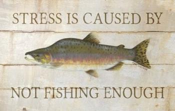 Stress and Fishing | Obraz na stenu