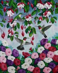 Hummingbird Heaven | Obraz na stenu
