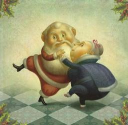 Dancing Santa and Mrs. | Obraz na stenu