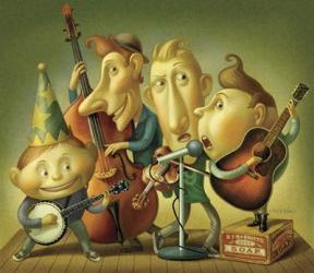 Bluegrass Boy Band | Obraz na stenu
