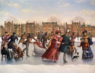 Victorian Skaters | Obraz na stenu