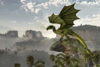 Green Dragon | Obraz na stenu