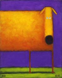 Orange Dog I | Obraz na stenu