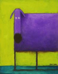 Purple Dog I | Obraz na stenu