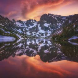 Indian Peaks Reflection | Obraz na stenu