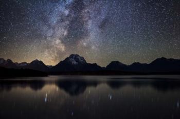 Jackson Lake Milky Way | Obraz na stenu