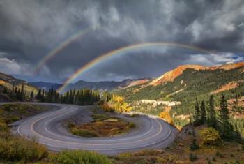 Red Mountain Rainbow | Obraz na stenu