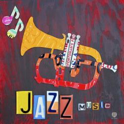 License Plate Art Jazz Series Piano II | Obraz na stenu