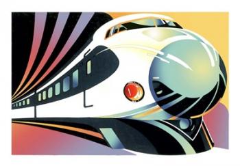 Japanese High Speed Train | Obraz na stenu