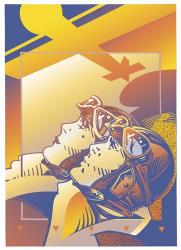 Pilots Orange | Obraz na stenu
