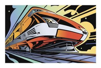 Train-High Speed | Obraz na stenu