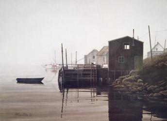 Misty Harbor | Obraz na stenu