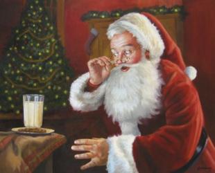 Santa Milk And Cookies | Obraz na stenu
