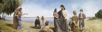 Jesus With Children | Obraz na stenu