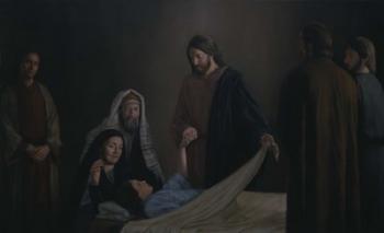 Jesus Raising The Daughter Of Jairus | Obraz na stenu