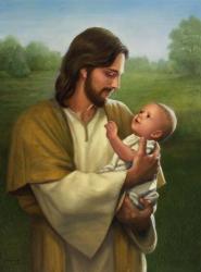 Jesus And Baby | Obraz na stenu