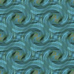 Blue Swirl Repeat | Obraz na stenu