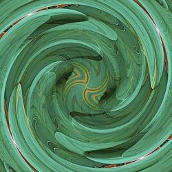 Emerald Swirl | Obraz na stenu