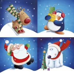 Santa and Friends | Obraz na stenu