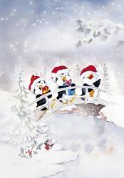 Penguin Christmas Carol | Obraz na stenu