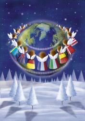 Holiday Angels Around the World | Obraz na stenu