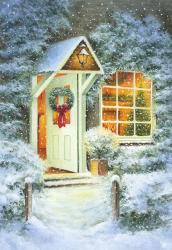 Snowy Winter Christmas Open Home | Obraz na stenu