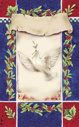 Mistletoe Holiday Dove | Obraz na stenu