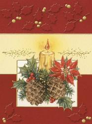 Acorn and Holiday Candle | Obraz na stenu