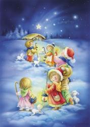 Little Shepherds Christmas Stroll | Obraz na stenu