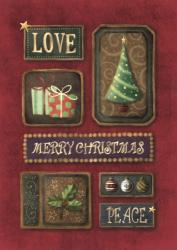 Love Merry Christmas Peace | Obraz na stenu