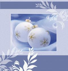 Ornaments Soft Winter Blue | Obraz na stenu