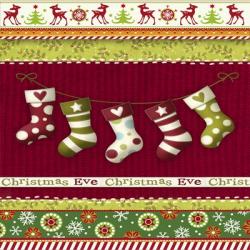 Christmas Eve Stocking Holiday Knit | Obraz na stenu