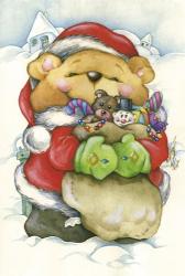 Christmas Gift Bear Hug | Obraz na stenu