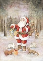 Santa's Winter Forest Delivery | Obraz na stenu