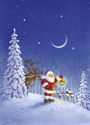 Santa's Evening Search | Obraz na stenu