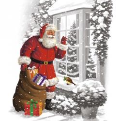 Santa's Gift Arrival | Obraz na stenu