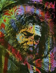 Jerry Garcia Playing | Obraz na stenu