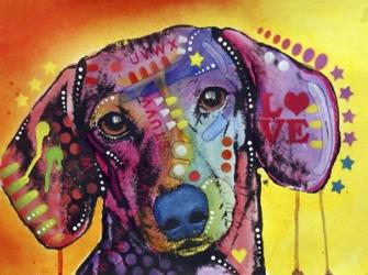 Tilt Dachshund Love | Obraz na stenu