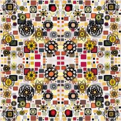 Flowers in Squares | Obraz na stenu