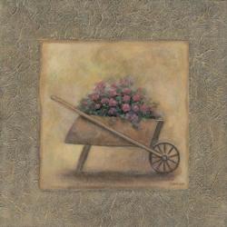 Flowers In A Wheelbarrow | Obraz na stenu