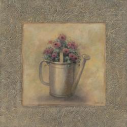 Flowers In A Watering Can | Obraz na stenu