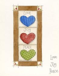 Love, Peace, Joy | Obraz na stenu