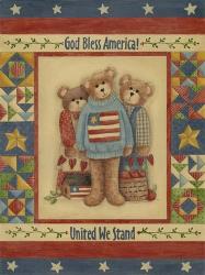 God Bless America - Bears | Obraz na stenu