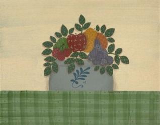 Fruit With Green Tablecloth | Obraz na stenu