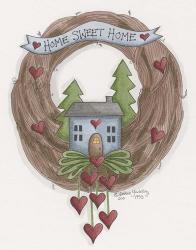 Sweet Home Wreath | Obraz na stenu