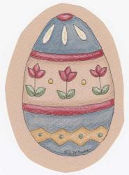 Tulip Striped Egg | Obraz na stenu