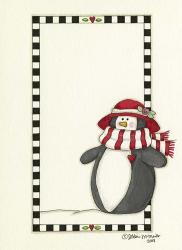 Girl Penguin In Red | Obraz na stenu