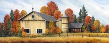 Yellow Barn Fall | Obraz na stenu